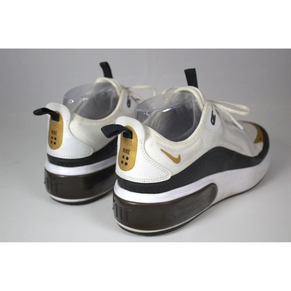 Nike Air Max Dia Icon Clash Womens Athletic Shoes White Black Gold Sneakers 11